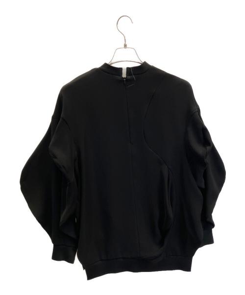 ENFOLD（エンフォルド）ENFOLD (エンフォルド) SEAM PULLOVER ブラック サイズ:38の古着・服飾アイテム