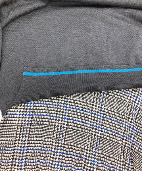 DES PRES（デ プレ）DES PRES (デ プレ) テンセルウールプリント クルーネックワンピース グレー サイズ:Freeの古着・服飾アイテム