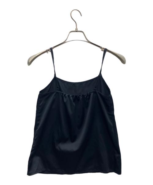 eimy istoire（エイミーイストワール）eimy istoire (エイミーイストワール) Lavinia Laceラッフルパフブラウス ネイビー サイズ:SIZE FREEの古着・服飾アイテム