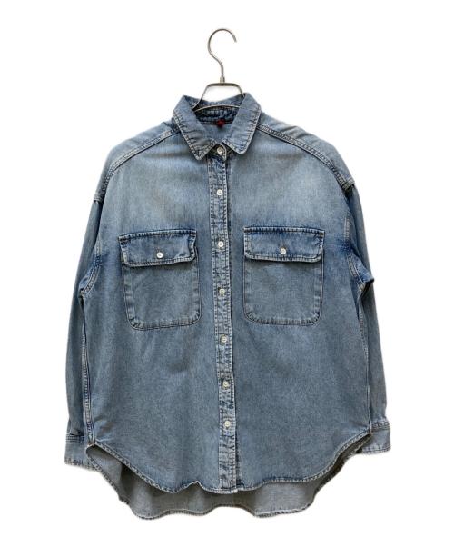 RIVE DROITE（リヴドロワ）RIVE DROITE (リヴドロワ) MONN.:.  ビッグデニムシャツ ブルー サイズ:FREEの古着・服飾アイテム