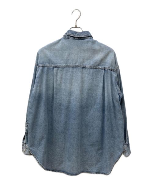 RIVE DROITE（リヴドロワ）RIVE DROITE (リヴドロワ) MONN.:.  ビッグデニムシャツ ブルー サイズ:FREEの古着・服飾アイテム