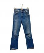 motherマザー）の古着「INSIDER CROP STEP FRAY」｜ブルー