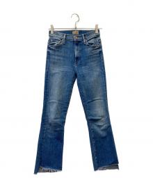 mother（マザー）の古着「INSIDER CROP STEP FRAY」｜ブルー