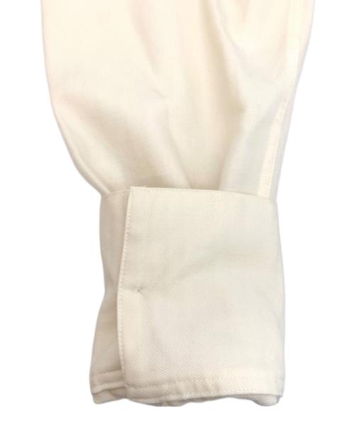 CABAN（キャバン）CABAN (キャバン) ウールツイル ハイネックロングシャツ オフホワイト サイズ:Sの古着・服飾アイテム