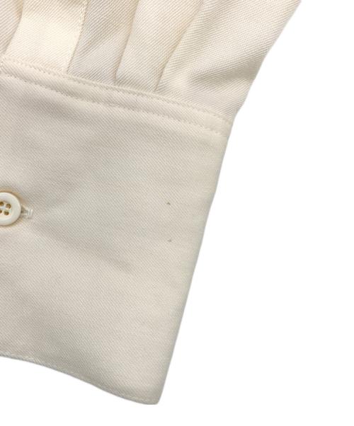 CABAN（キャバン）CABAN (キャバン) ウールツイル ハイネックロングシャツ オフホワイト サイズ:Sの古着・服飾アイテム