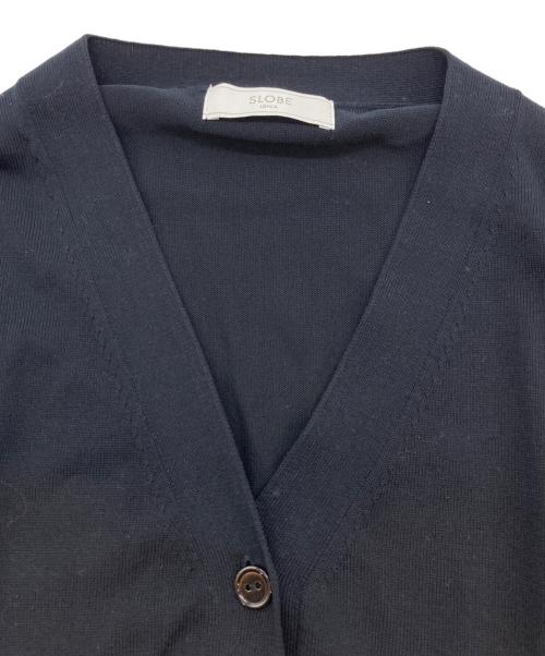 SLOBE IENA（スローブ イエナ）SLOBE IENA (スローブ イエナ) 24SS アイスコットンVネックカーディガン ブラック サイズ:Freeの古着・服飾アイテム