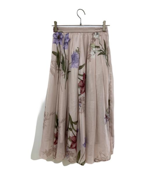 Rirandture（リランドチュール）Rirandture (リランドチュール) ボタニカル大花スカート ベージュ サイズ:1の古着・服飾アイテム