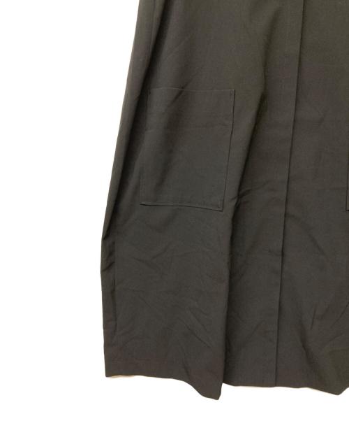 mizuiro-ind（ミズイロインド）mizuiro-ind (ミズイロインド) フロントフライコクーンジレ ブラック サイズ:Freeの古着・服飾アイテム