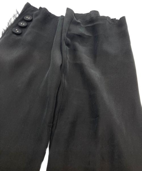 Whim Gazette（ウィムガゼット）Whim Gazette (ウィムガゼット) KYOKO HASEGAWA (京子長谷川) 22SS シルクジャケット ブラック サイズ:Freeの古着・服飾アイテム