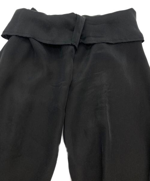 Whim Gazette（ウィムガゼット）Whim Gazette (ウィムガゼット) KYOKO HASEGAWA (京子長谷川) 22SS シルクジャケット ブラック サイズ:Freeの古着・服飾アイテム