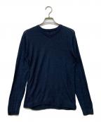 45Rフォーティファイブ・アール）の古着「ホール超ガーゼの908Vネック」｜インディゴ