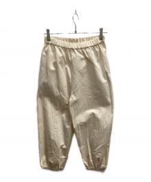 Atelier d'antan（アトリエダンタン）の古着「Peyton Cotton wide pants」｜アイボリー