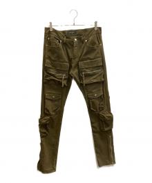 MLVINCE（メルヴィンス）の古着「MLVINCE TYPE-2 SLIM CARGO PANTS」｜オリーブ