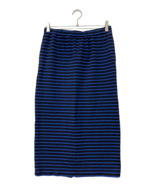 journal standard luxe（ジャーナルスタンダード ラックス）journal standard luxe (ジャーナルスタンダード リュクス) ドライボーダーニットタイトスカート ブルー サイズ:‐の古着・服飾アイテム