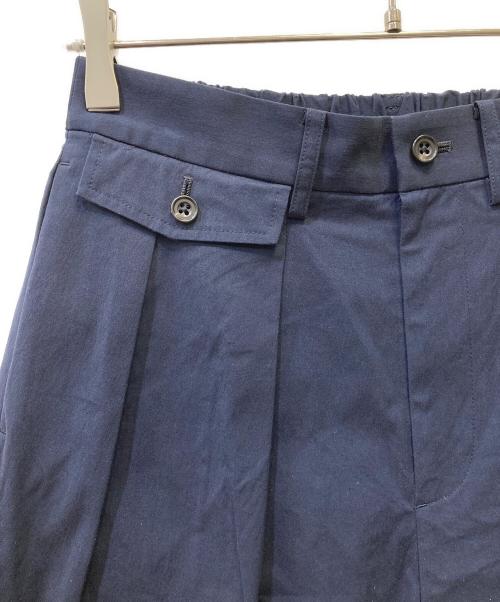 journal standard luxe（ジャーナルスタンダード ラックス）journal standard luxe (ジャーナルスタンダード ラックス) ウェザーストレッチタックパンツ ネイビー サイズ:Sの古着・服飾アイテム