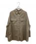 Loungedress（ラウンジドレス）の古着「ミリタリーシャツ」｜カーキ