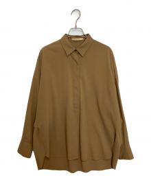 Curensology（カレンソロジー）の古着「ストレッチスキッパーシャツ」｜ブラウン