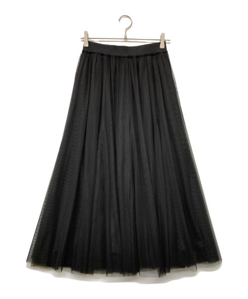 Spick and Span（スピックアンドスパン）Spick and Span (スピックアンドスパン) チュールスカート ブラック サイズ:-の古着・服飾アイテム