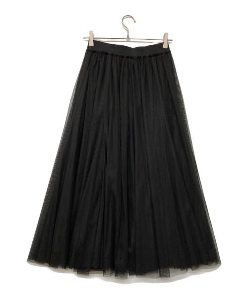 Spick and Span（スピックアンドスパン）Spick and Span (スピックアンドスパン) チュールスカート ブラック サイズ:-の古着・服飾アイテム
