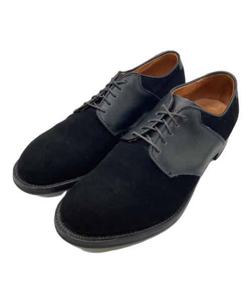 Alden（オールデン）ALDEN (オールデン) International Gallery BEAMS (インターナショナルギャラリービームス)) スエード＆カーフ サドルシューズ ブラック サイズ:9Dの古着・服飾アイテム