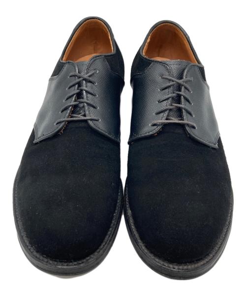 Alden（オールデン）ALDEN (オールデン) International Gallery BEAMS (インターナショナルギャラリービームス)) スエード＆カーフ サドルシューズ ブラック サイズ:9Dの古着・服飾アイテム