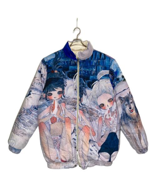 Mikio Sakabe（ミキオサカベ）MIKIO SAKABE (ミキオサカベ) タカノ綾 リバーシブル中綿ジャケット ラベンダー サイズ:FREEの古着・服飾アイテム