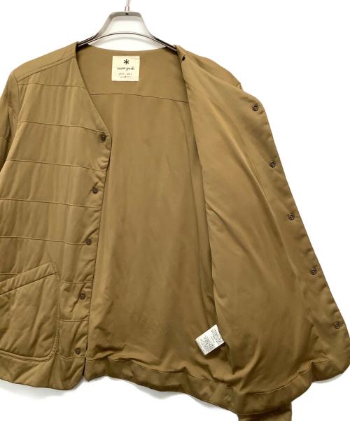 Snow peak（スノーピーク）Snow peak (スノーピーク) Flexible Insulated Cardigan ベージュ サイズ:Mの古着・服飾アイテム
