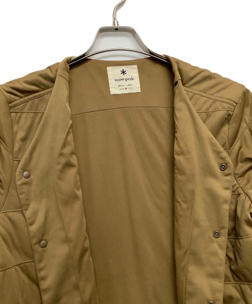 Snow peak（スノーピーク）Snow peak (スノーピーク) Flexible Insulated Cardigan ベージュ サイズ:Mの古着・服飾アイテム