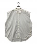 Acne studiosアクネ ストゥディオズ）の古着「ワイドノースリーブシャツ」｜ホワイト