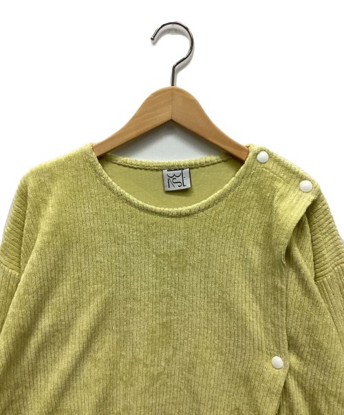 BASERANGE（ベースレンジ）BASERANGE (ベースレンジ) プルオーバーシャツ イエロー サイズ:Sの古着・服飾アイテム