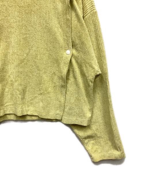 BASERANGE（ベースレンジ）BASERANGE (ベースレンジ) プルオーバーシャツ イエロー サイズ:Sの古着・服飾アイテム