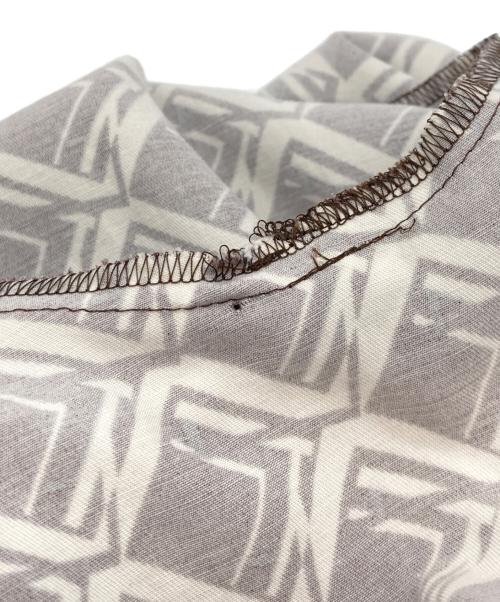 6(ROKU) BEAUTY&YOUTH（ロク ビューティーアンドユース）6(ROKU) BEAUTY&YOUTH (ロク ビューティーアンドユース) SQUARE PRINT SHIRT JACKET ブラウン サイズ:38の古着・服飾アイテム