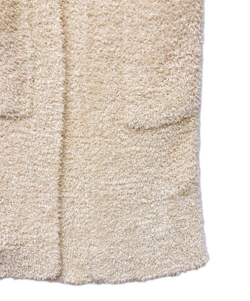 DRAWER（ドゥロワー）DRAWER (ドゥロワー) コットン リボンヤーン ロングジレ ベージュ サイズ:2の古着・服飾アイテム