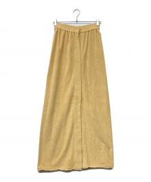 CITYSHOP（シティショップ）の古着「パイルスカート」｜ベージュ