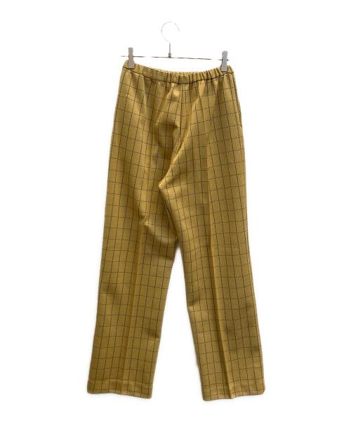 6(ROKU) BEAUTY&YOUTH（ロク ビューティーアンドユース）6(ROKU) BEAUTY&YOUTH (ロク ビューティーアンドユース) CHECK CUTSEW PANTS ベージュ サイズ:38の古着・服飾アイテム