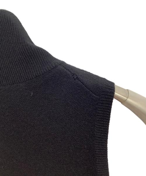 CASA FLINE（カーサフライン）CASA FLINE (カーサフライン) ノースリーブニットワンピース ブラック サイズ:Fの古着・服飾アイテム