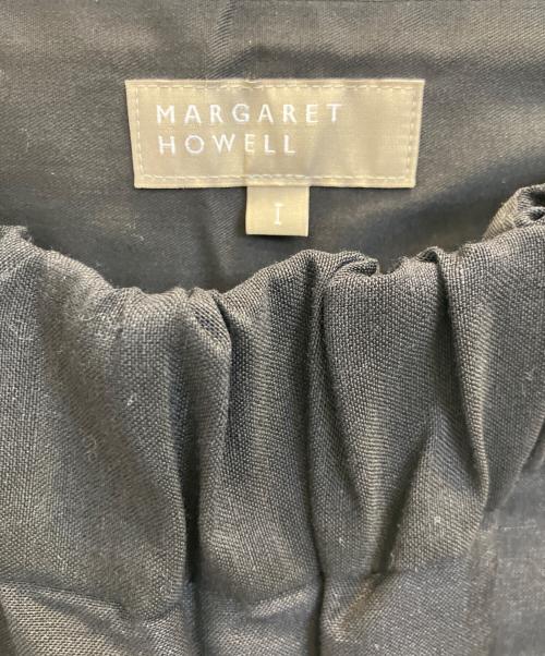 MARGARET HOWELL（マーガレットハウエル）MARGARET HOWELL (マーガレットハウエル) リネンウールパンツ ブラック サイズ:1の古着・服飾アイテム