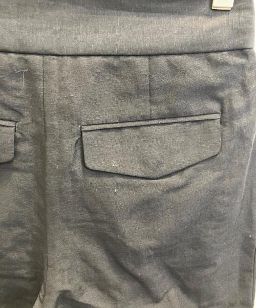 MARGARET HOWELL（マーガレットハウエル）MARGARET HOWELL (マーガレットハウエル) リネンウールパンツ ブラック サイズ:1の古着・服飾アイテム