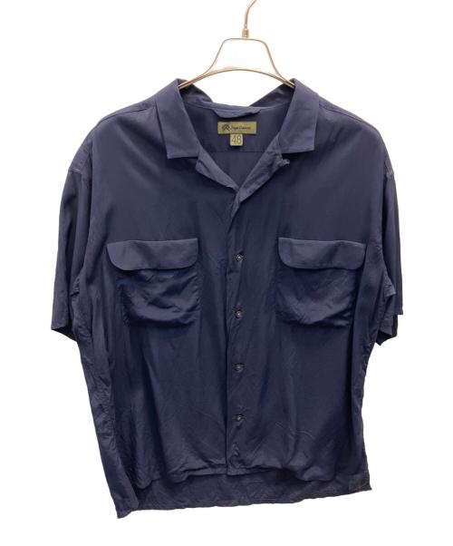 NIGEL CABOURN（ナイジェルケーボン）NIGEL CABOURN (ナイジェルケーボン) OPEN COLLAR SHIRT ネイビー サイズ:48の古着・服飾アイテム