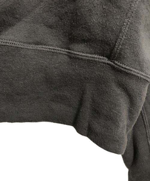 SEEALL（シーオール）SEEALL (シーオール) YAK TERRY KIMONO SWEAT チャコールグレー サイズ:Mの古着・服飾アイテム