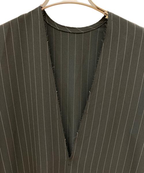 CITYSHOP（シティショップ）CITYSHOP (シティショップ) V NECK LEAN DRESS ブラック サイズ:36の古着・服飾アイテム