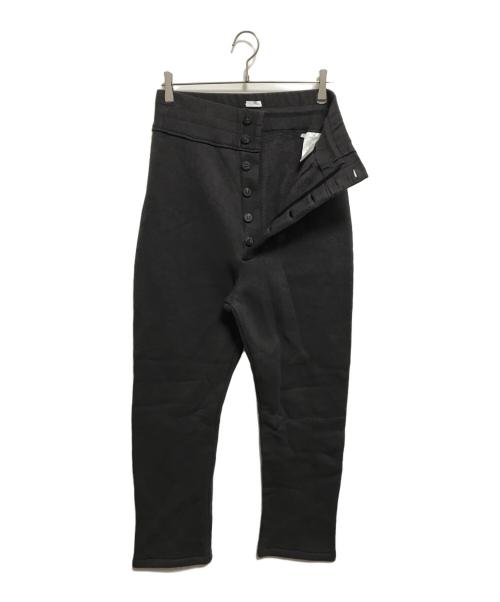 SEEALL（シーオール）SEEALL (シーオール) YAK TERRY BUTTON SWEAT パンツ チャコールグレー サイズ:2の古着・服飾アイテム
