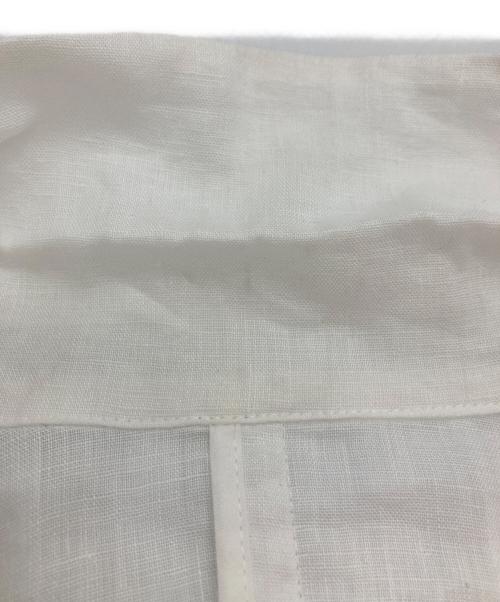 GALLARDA GALANTE1（ガリャルダガランテ）GALLARDA GALANTE1 (ガリャルダガランテ) リネンオーバーサイズジャケット ホワイト サイズ:Freeの古着・服飾アイテム