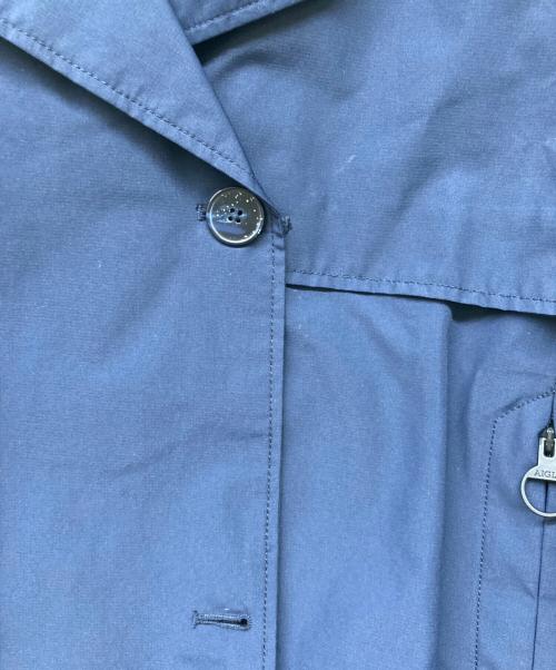 AIGLE（エーグル）AIGLE (エーグル) GORE-TEX フーデッド ショートトレンチコート ネイビー サイズ:38の古着・服飾アイテム