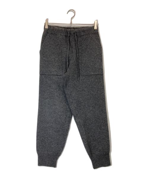 SCYE（サイ）SCYE (サイ) ダブルフェイスニットパンツ グレー サイズ:36の古着・服飾アイテム