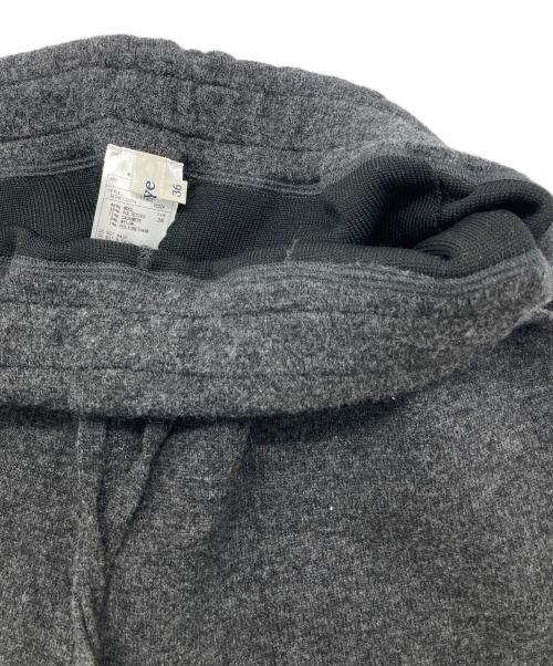 SCYE（サイ）SCYE (サイ) ダブルフェイスニットパンツ グレー サイズ:36の古着・服飾アイテム
