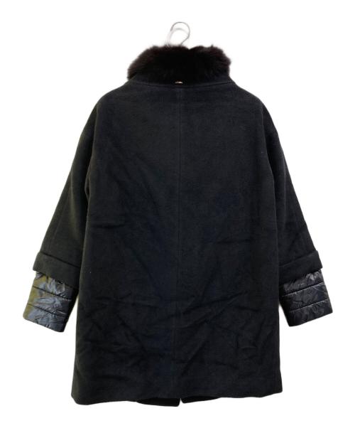HERNO（ヘルノ）HERNO (ヘルノ) アンゴラシルク混コート ネイビー サイズ:SIZE 42の古着・服飾アイテム