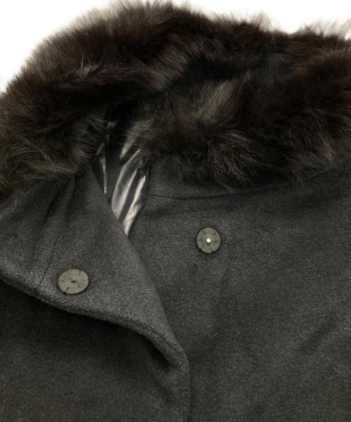HERNO（ヘルノ）HERNO (ヘルノ) アンゴラシルク混コート ネイビー サイズ:SIZE 42の古着・服飾アイテム