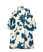 Ameriアメリ）の古着「UND SHADOW FLOWER WOOL COAT」｜ホワイト