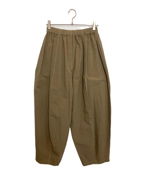 Curensology（カレンソロジー）Curensology (カレンソロジー) コットンリネンドロストパンツ オリーブ サイズ:Free 未使用品の古着・服飾アイテム